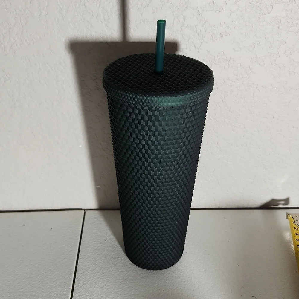 Starbucks mermaid spike 14 oz cup green new